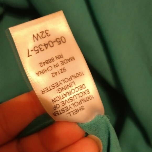 Denim 24/7 Teal Asymmetrical Dress with Silver Embellishments - Picture 8 of 11